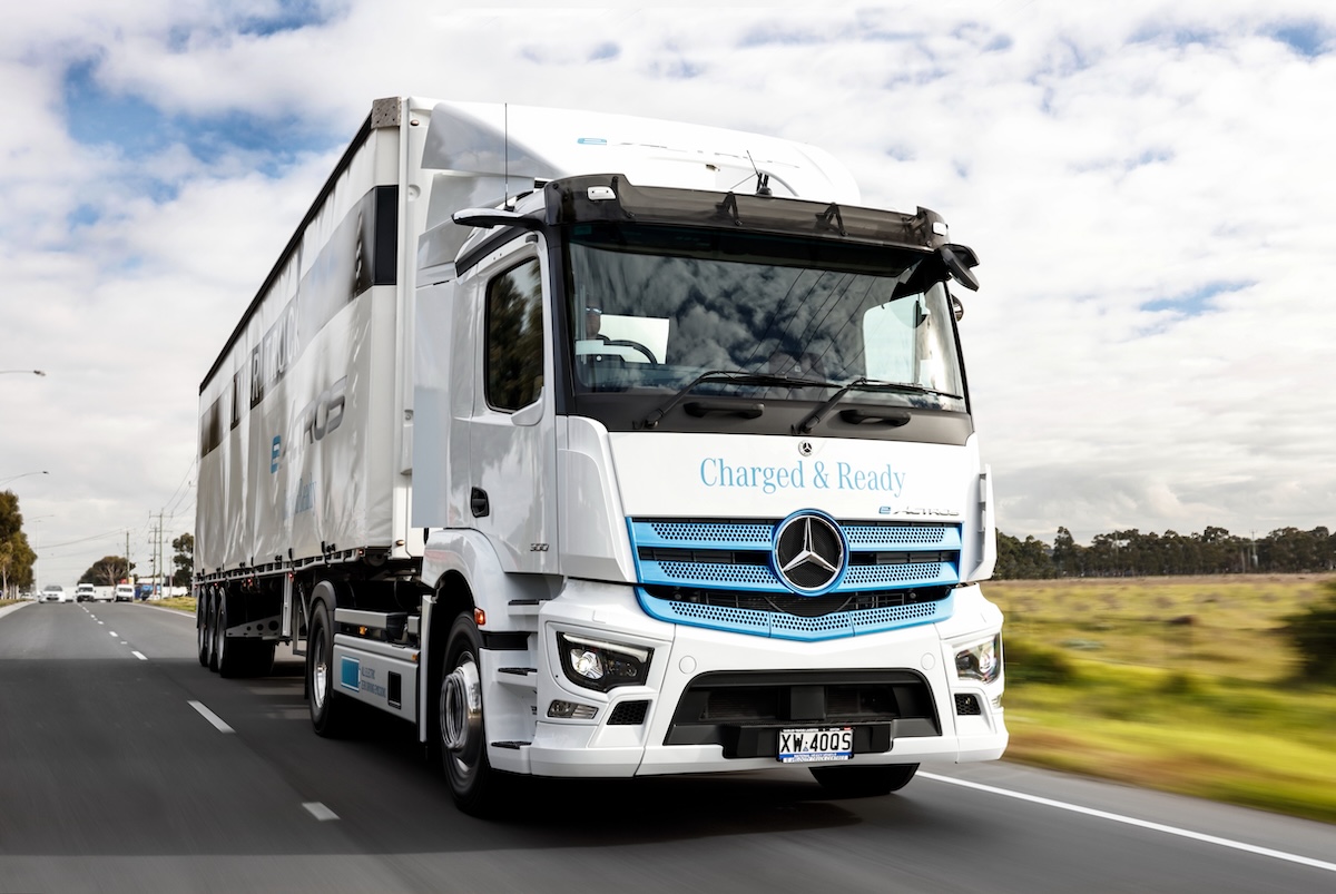 eActros powering up the final miles